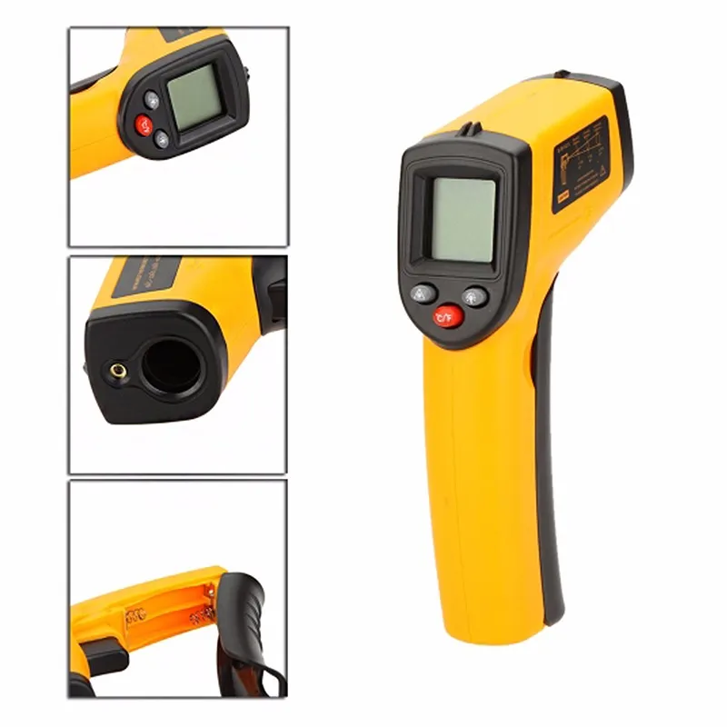 GM320 Ir Pyrometer Laser Non-contact Infrared Temperature Sensor Intelligent Digital High Precision Thermometer For Industry