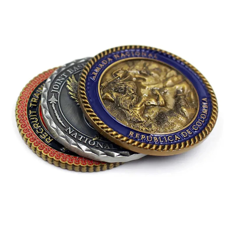 Wholesale Souvenir Brass Blank Challenge Coin For Laser Spinner Music Metal Custom Challenge Coin Commemorative Coin