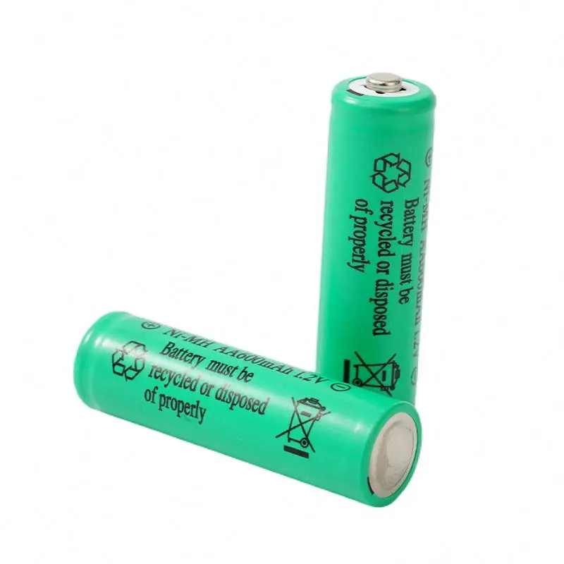 Aa перезаряжаемая nimh батарея 1 2 В 600 мАч aa 600mah v ni mh