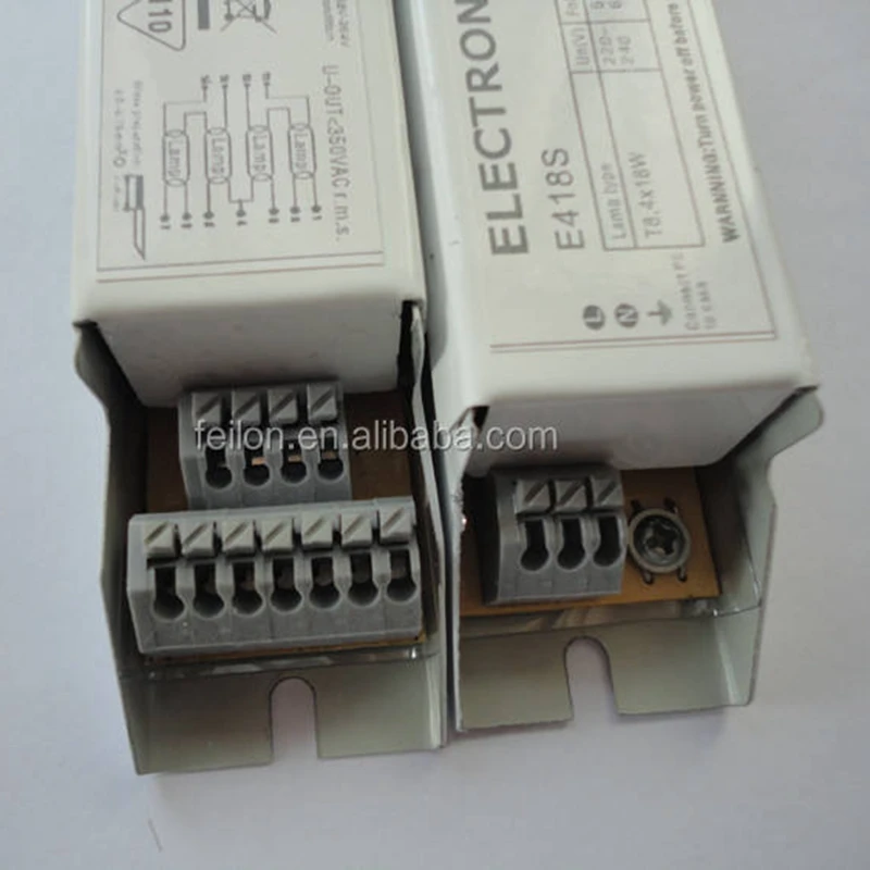 Электронный балласт T8 4x18 Вт для флуоресцентной лампы Одобрено CE ROHS 220-240 В