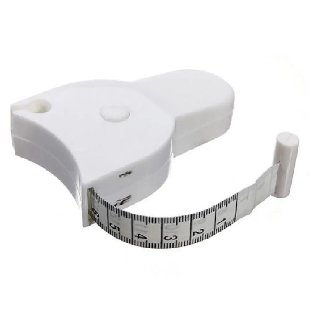 150cm/60 Inch Retractable Ruler Fitness Accurate Fitness Caliper Body Waist Chest Arms Legs Measuring Tape