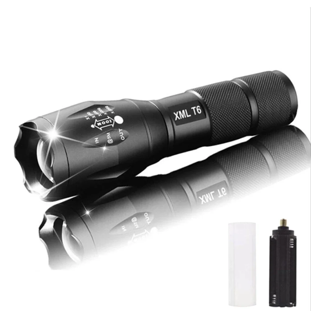 High Repurchase Rate Aluminum Flashlight Zoomable Tactical Led Flashlight Manufacturers