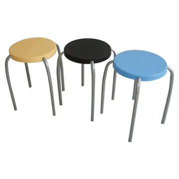 JUSTHOME factory cheap price custom colors portable simple home modern stacking metal stools