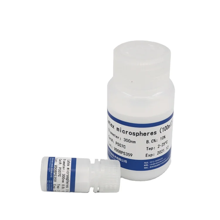 10mL 300nm Latex-Enhanced Immunoturbidimetry Test Polystyrene Microspheres Carboxyl Microspheres
