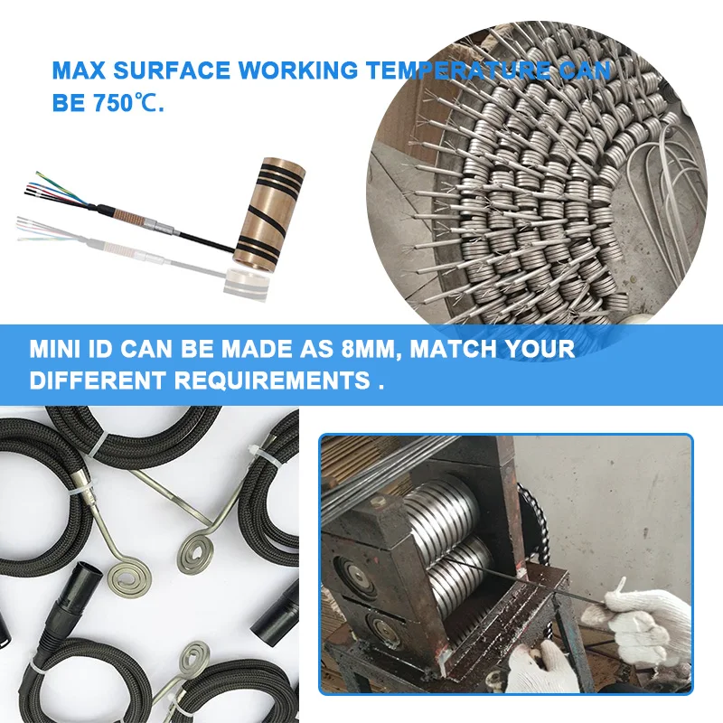 BRIGHT Wholesale 220V 200W Electric Spring Hot Runner Coil Heater for Injection Molding