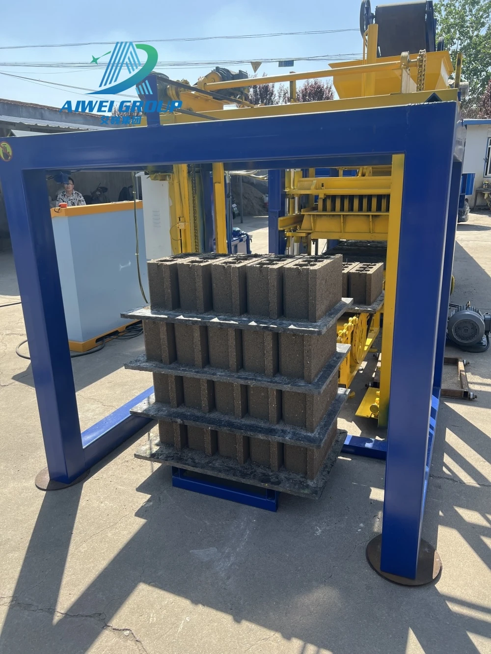 QT4-15 Full Automatic Hydraulic hollow brick making machine CHB block machine in Philippines