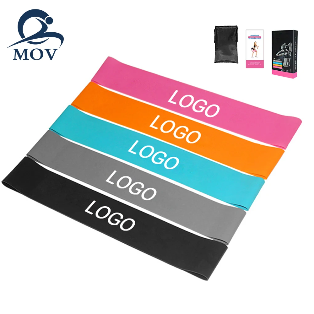 Pilates Training Latex Resistance Bands Hip Stretch Resistance Loop Exercise Bands