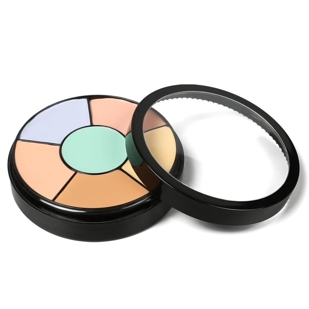 Color Corrector for Dark Circles Color Correcting Palette Full Coverage Concealer Make Up Kit 6 in 1 Concealer Contour Palette