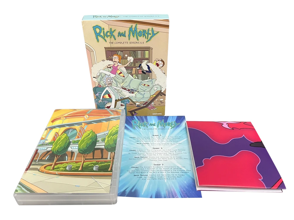 Rick and Morty the complete seasons 1-5 10dvd discs high quality eBay Amazon best selling DVD movies TV series wholesale dvds