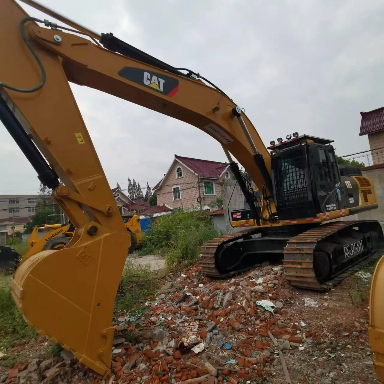 Japanese used excavator Cat 36 ton Carter 336D for sale Low working hours Mining machinery Caterpillar excavator used
