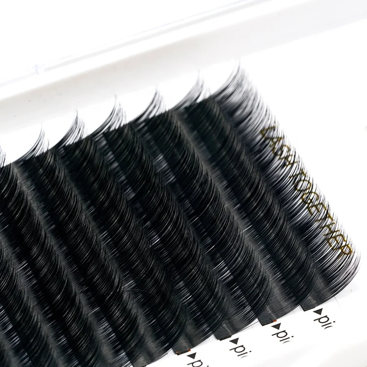 JYX las extension supplies private label professional vendor 8-25mm mix tray individual mink volume cashmere lash extensions