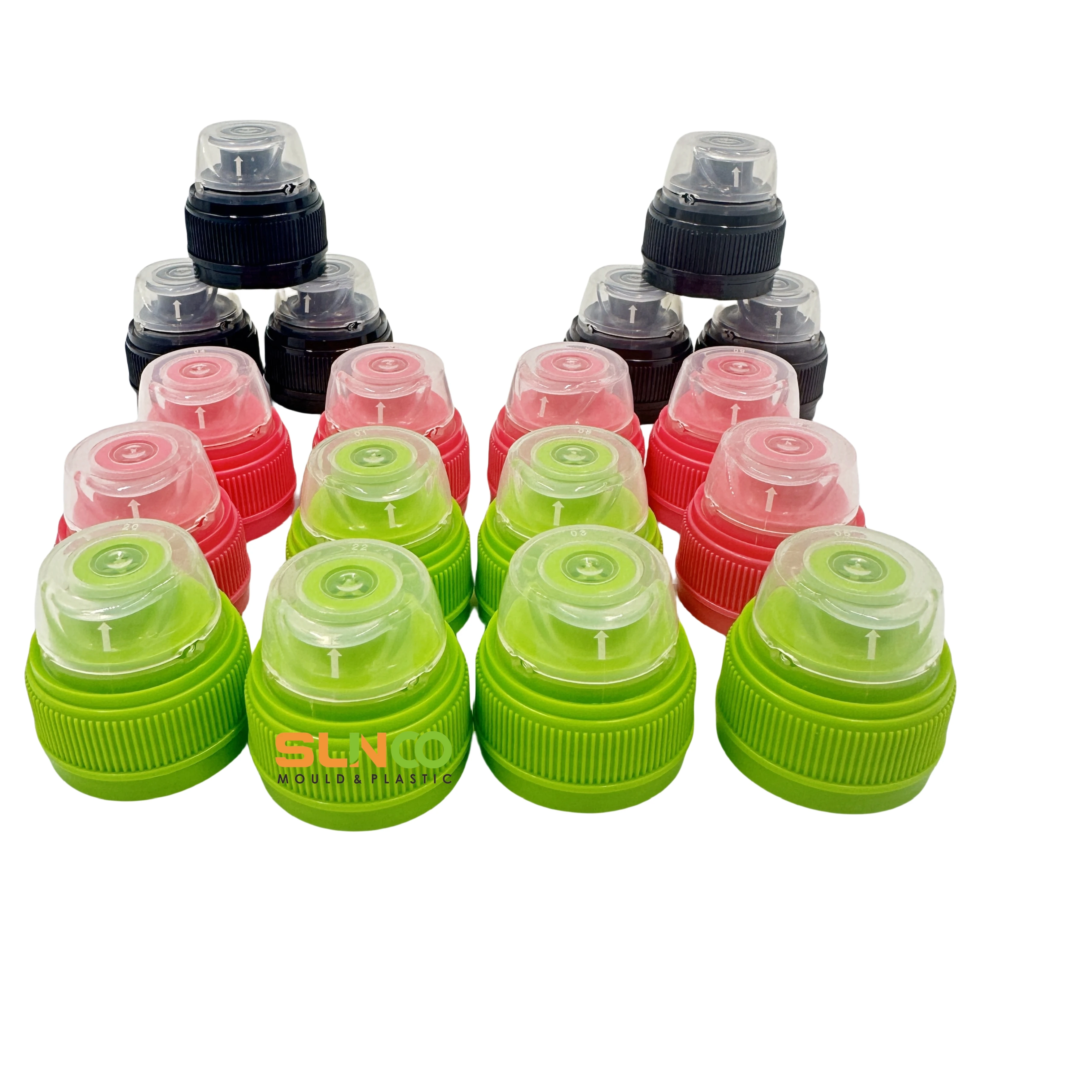 High quality 30/25 mm plastic sport screw cap  no leakage bottle water bottle flip top cap