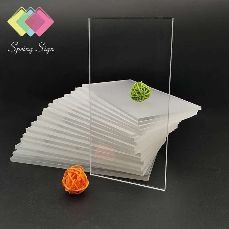 Spring sign plastic clear transparent led polystyrene embossed 1mm 2mm ps pattern sheet