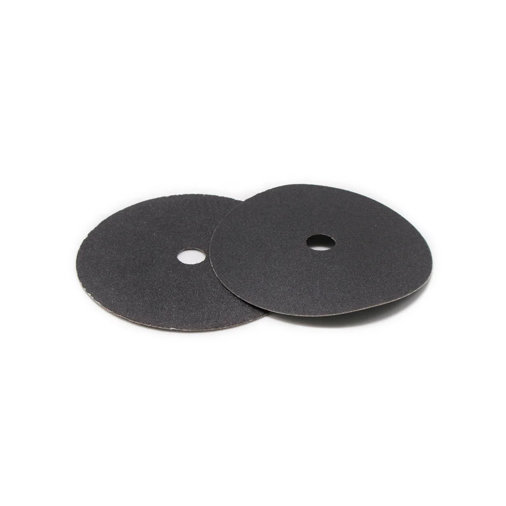 black resin silicon carbide Fiber Disc brushed abrasive disc Fiber Disc
