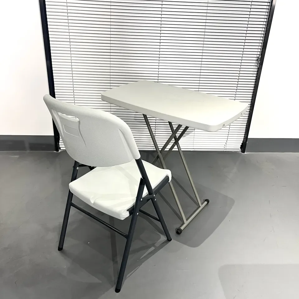 HDPE Easy Folding Camping Height Adjustable Plastic Table