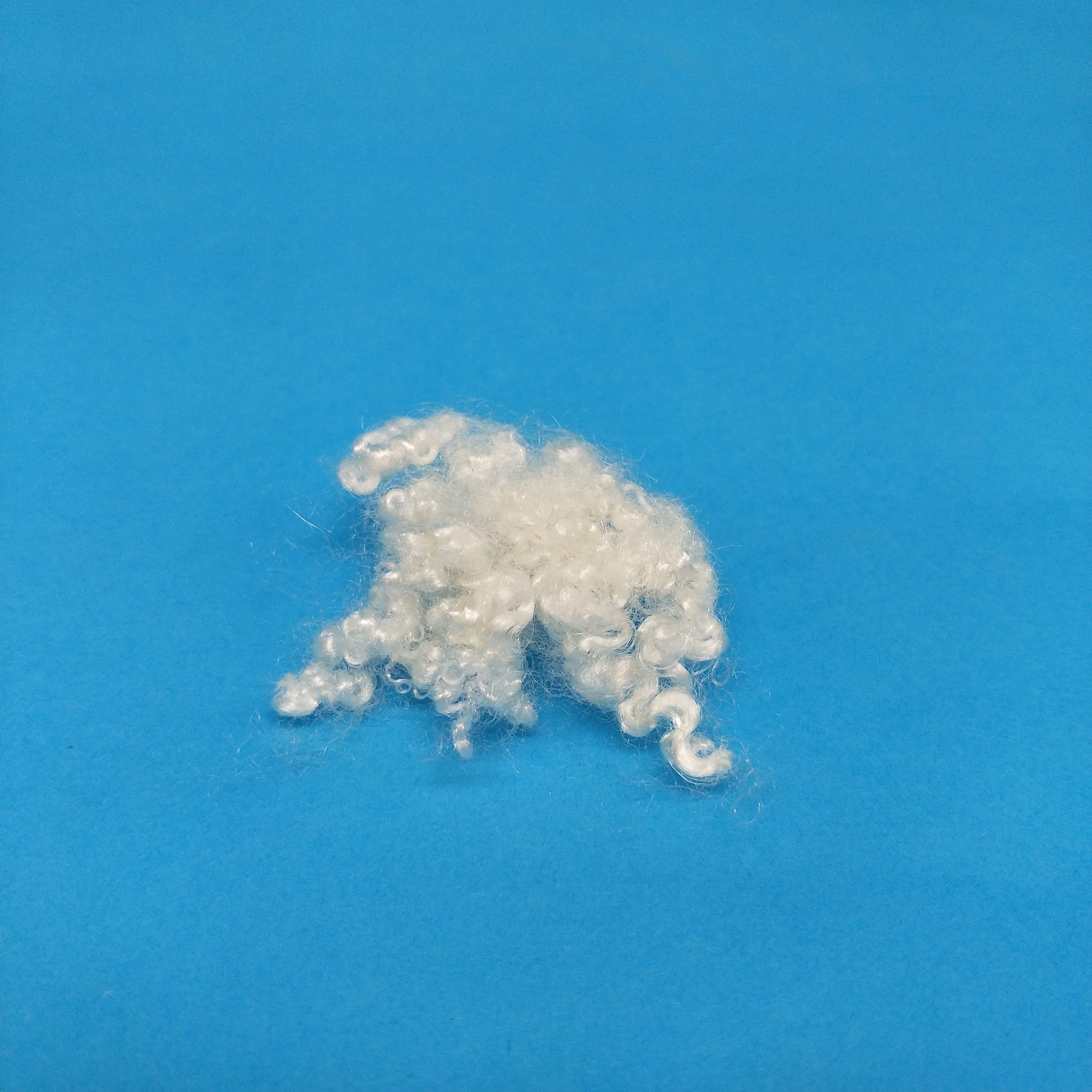 3D 7D 15D  64MM GRS recycled HCS polyester fiber for  filling