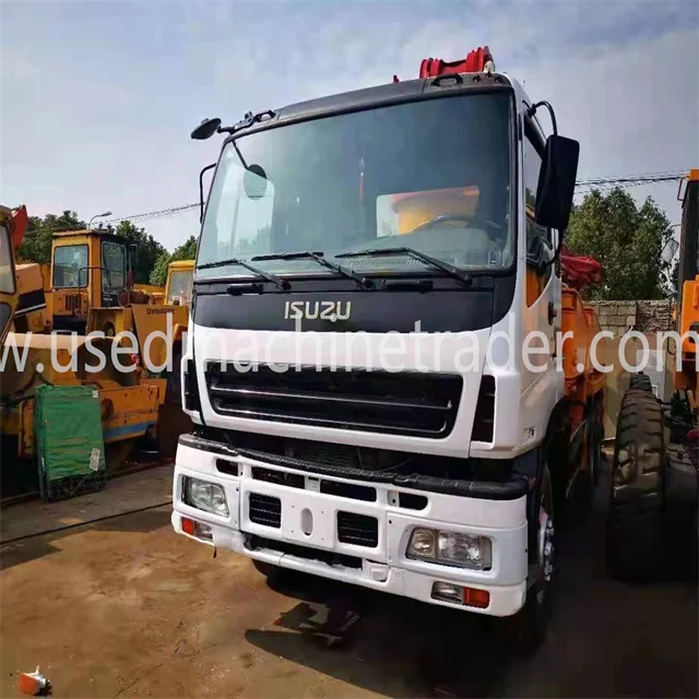 USED JAPAN BRAND  CONCRETE PUMP TRUCK 37M 46M RIGHT HAND DRIVE RHD