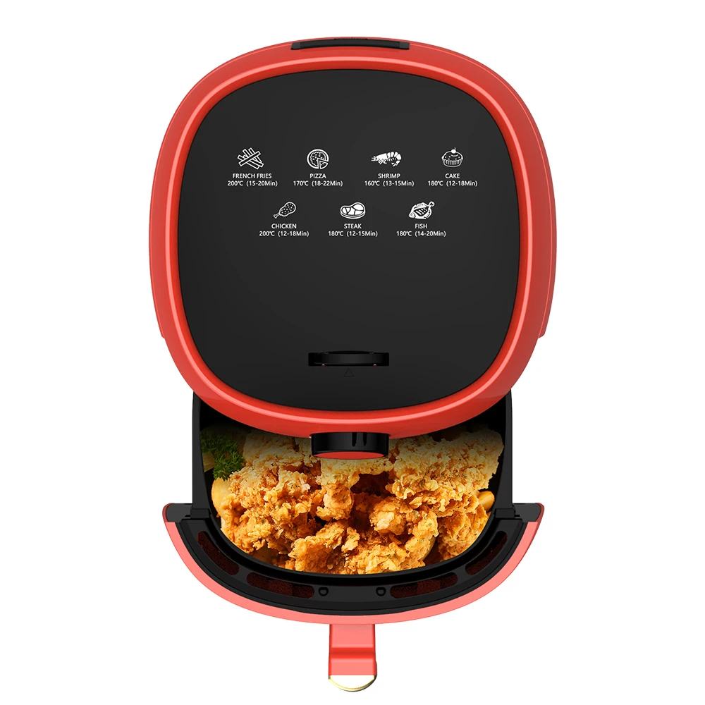 Ceramic Coating Factory Electronic Manual 4L Air Fryer Mechanical Small Kitchen appliance