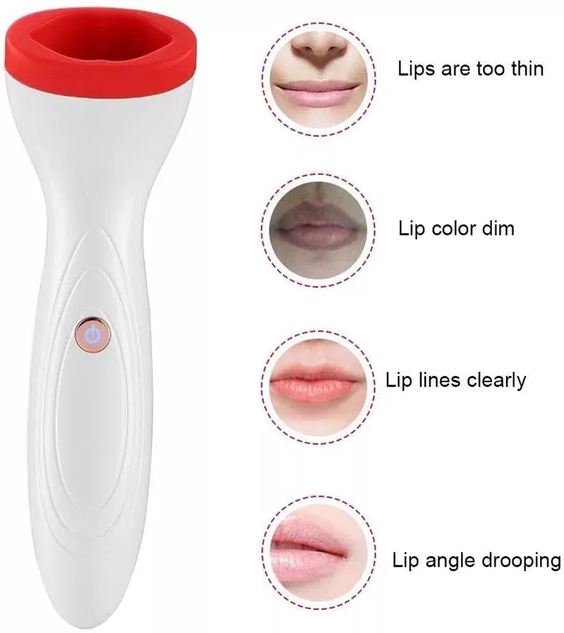 Silicone Lip Plumper Device Electric Lip Plump Enhancer Care Tool Sexy Bigger Full Lips Enlarger Labios Aumento Pump