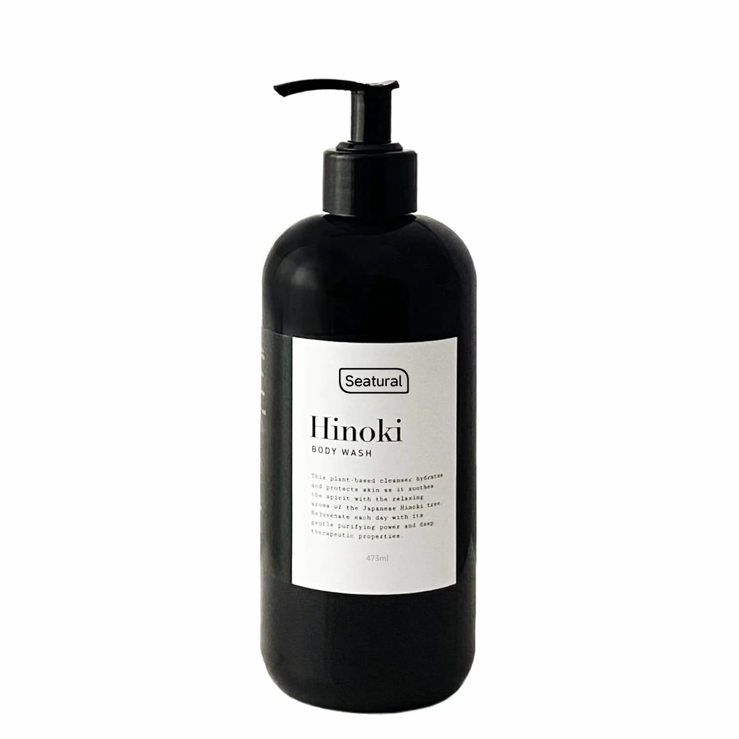Private Label Natural Hinoki Essential Oil Shower Gel Aroma Deep Cleansing  Soothing Body Wash Gel