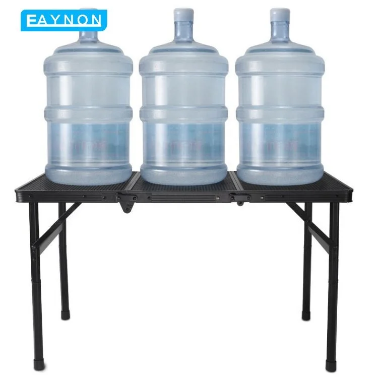 Eaynon Camping Portable Collapsible Portable Metal Folding Table For Outdoor