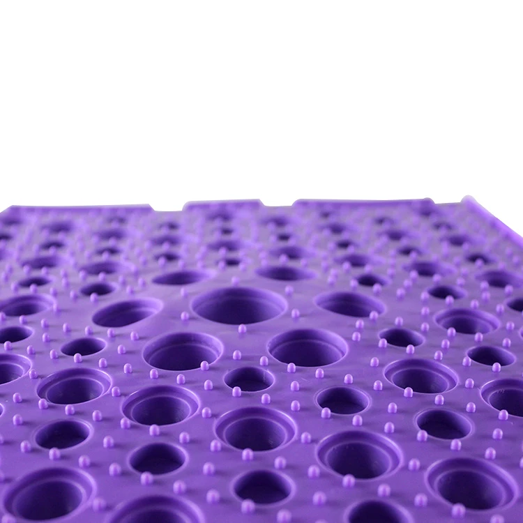 Toe Pressure Plate Mat Blood Circulation Shiatsu Reflexology Foot Massage Pad