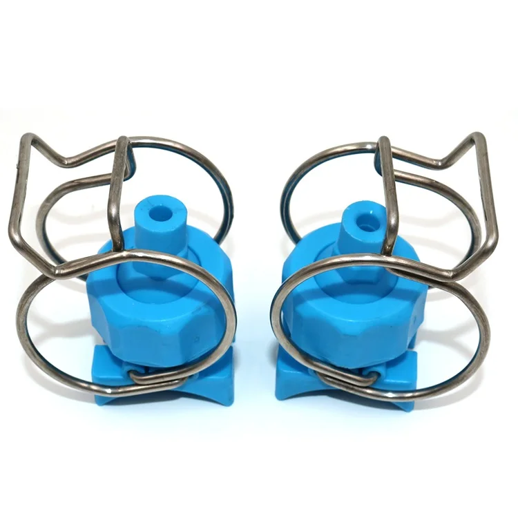 Plastic Pipe Clamp Clip On Adjustable Ball Joints Nozzle With Full Cone plastic flat nozzle