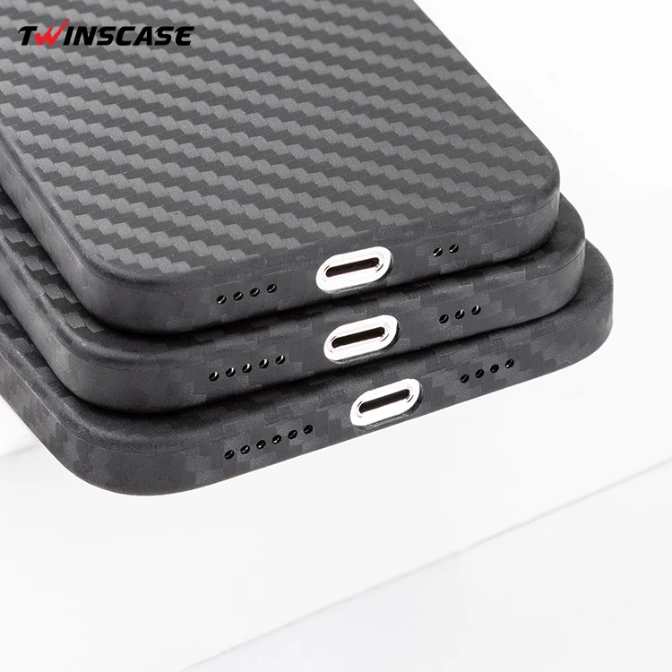 Logo Customize 0.35mm Super Slim Anti-fingerprint PP Cover Carbon Fiber for iPhone 13 Cell Phone Case