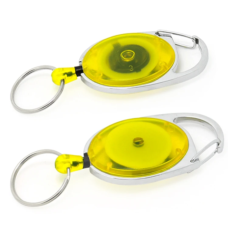 ID Card Badge Holder Reels with Clip Name Reel Round Office School Supplies Medical Retractable Id Badge Holder