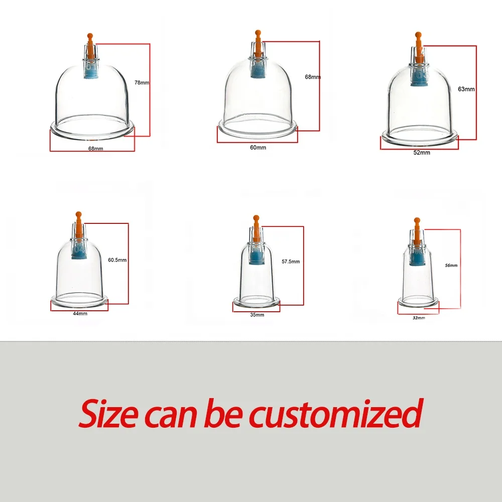 PZ Wholesale Medicine Apparatus Cupping Set Hijama Cups Vacuum Joint Cupping