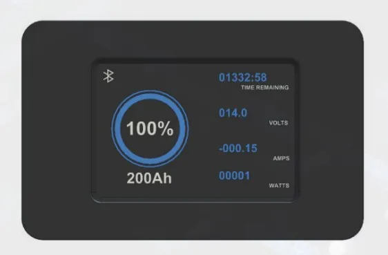 Цветной ЖК-дисплей Ip20 умная сигнализация touch Shunt 500A монитор емкости аккумулятора с bluetooths