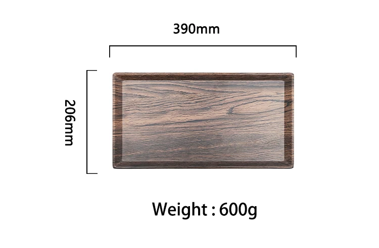 Factory Supply OEM&ODM Fast Food Tray Melamine Serving Tray Cheap Plastic Trays
