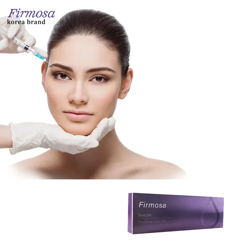 Whole sales skincare hyaluronic acid filler 2ml lips injection HA dermal filler gel from manufacturer