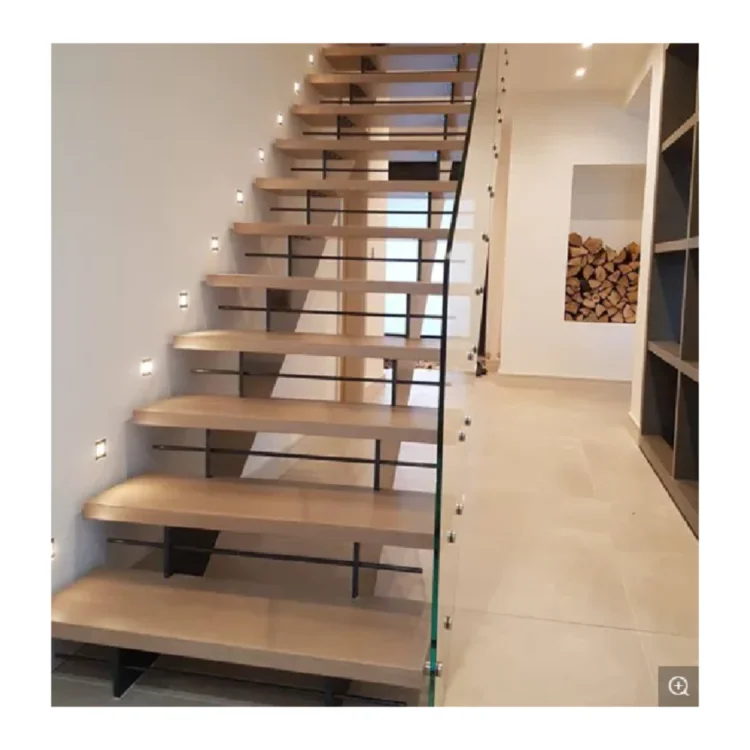 Professional Wooden Staircase Good Selling Spiral Staircase Indoor Curved Staircase
