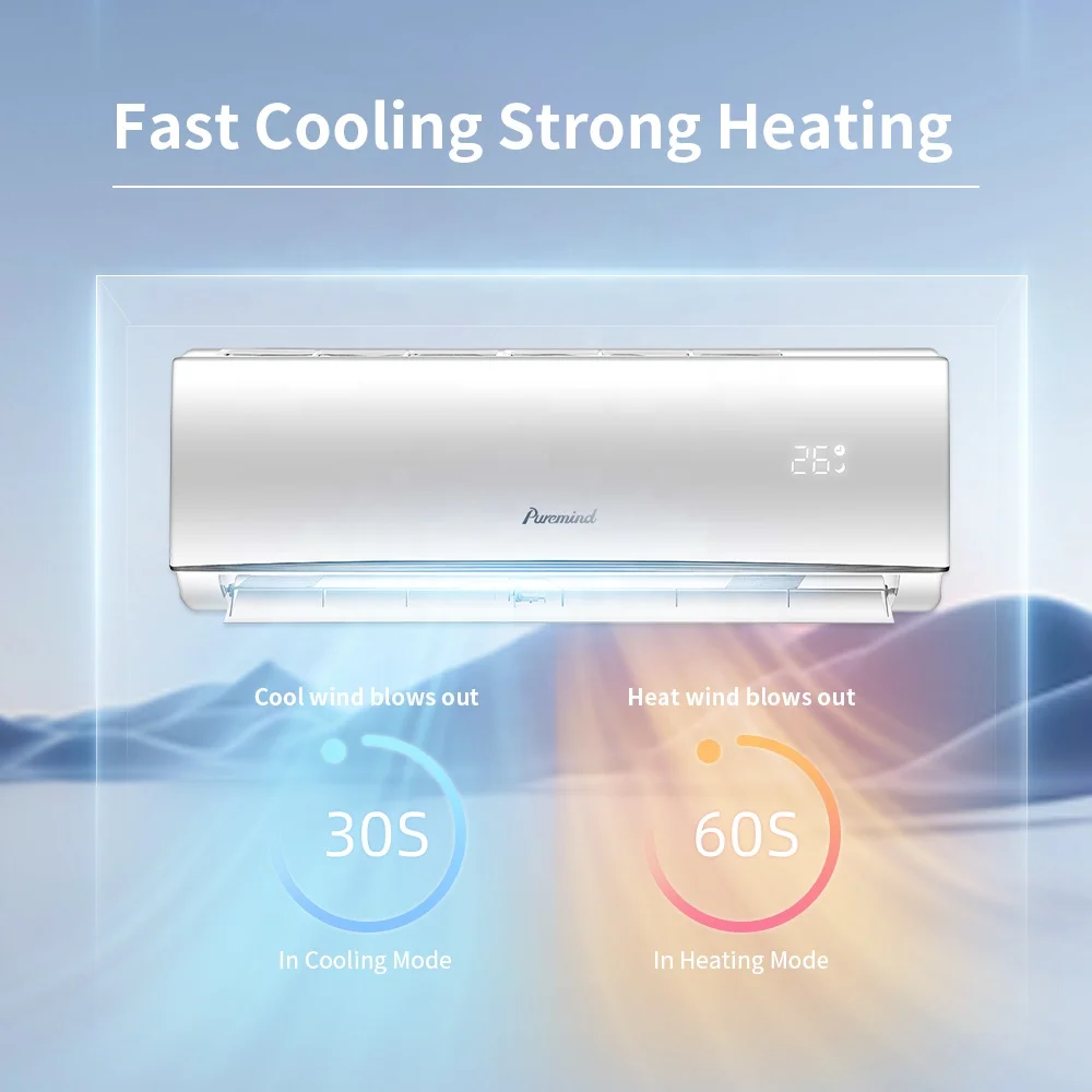 Hisense Inverter Split AC Unit Wifi 9000Btu to 24000Btu Wall Mounted Air to Air Heat Pump Air Conditioner