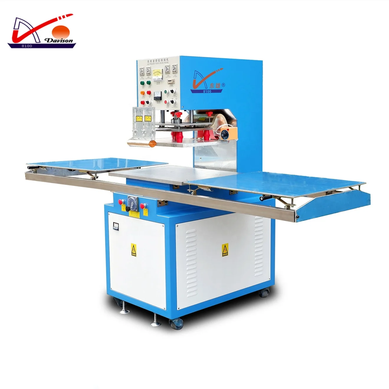 high frequency welding machine with slide table Single blister with paper card packing machine