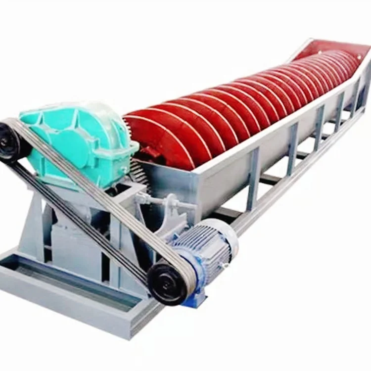 rock screw dewatering gravel and mobile river screw sand washing wash plant manufacturer