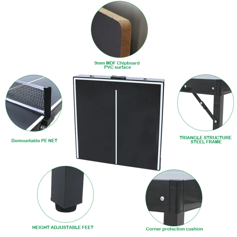 Top Quality Durable Table Tennis  Portable Outdoor Professional Table Tennis Table