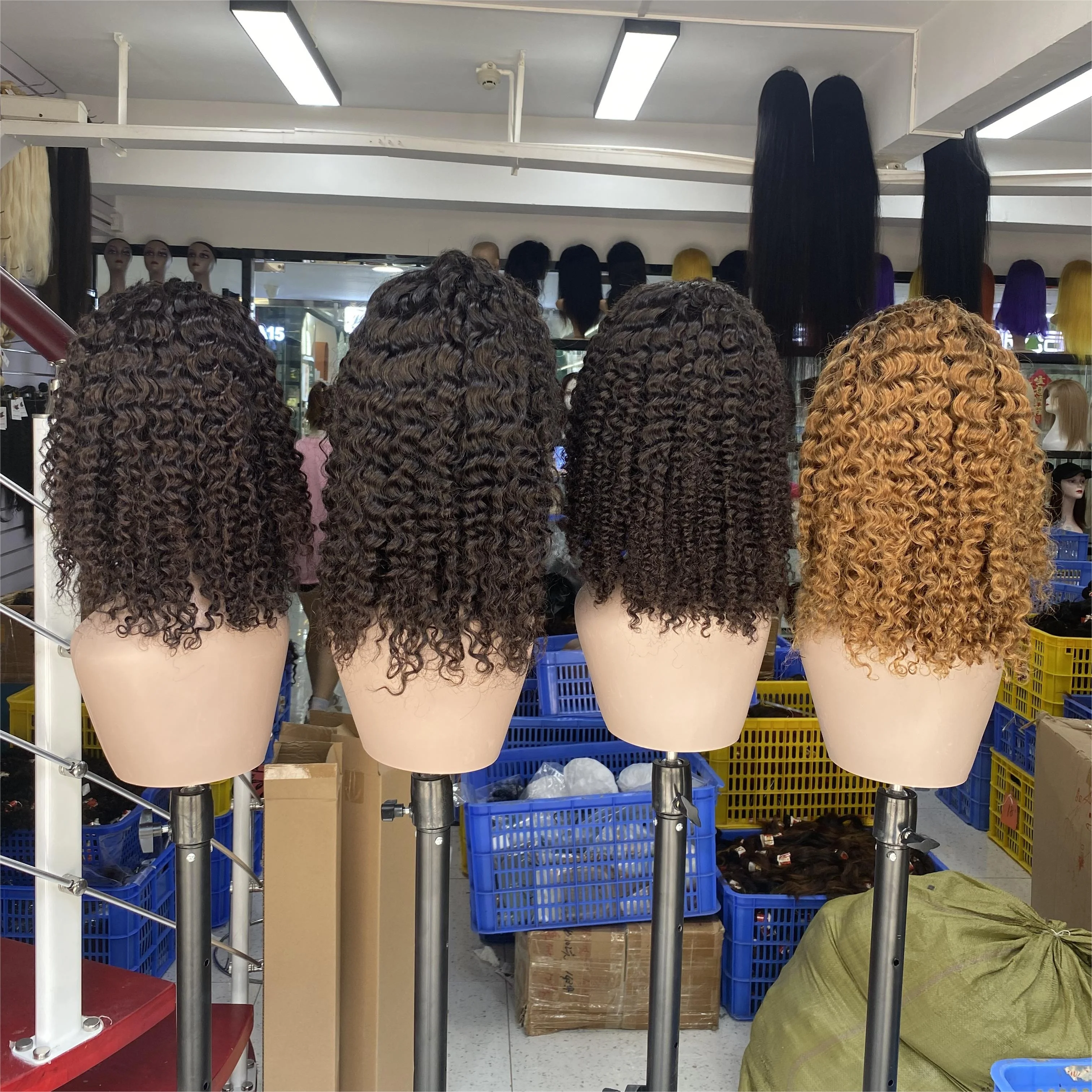 Raw Brazilian Hair Vendor Colored Bob 13x4 Full Lace Front Human Hair Wigs For Black Women Super Double Drawn Bone Straight Bob