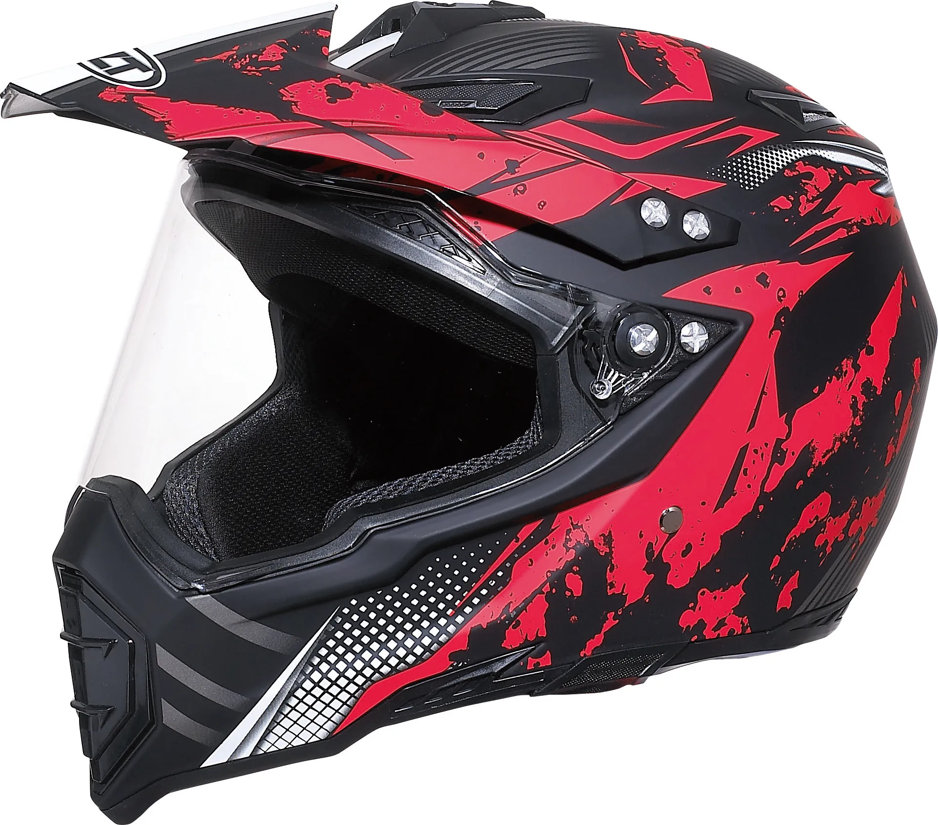 DOT motorcycle adult cross off road helmet with visor