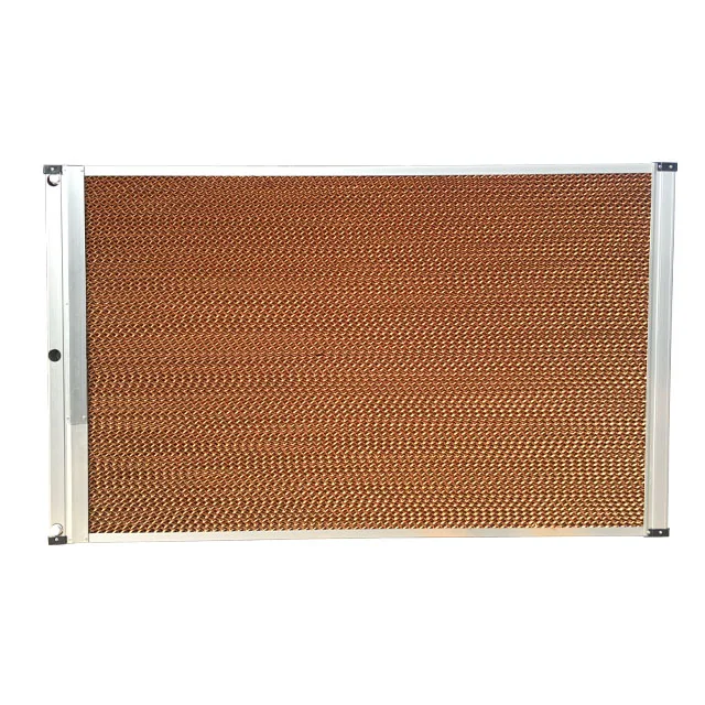 Stainless steel frame evaporative air cooling pad wall for poultry farm