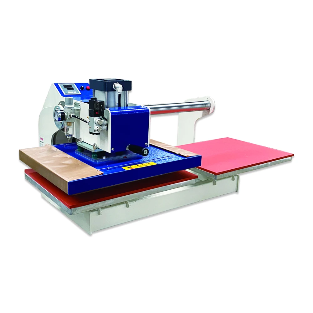 40*60cm Up Slide Pneumatic Double Station Semi Auto Heat Transfer Press