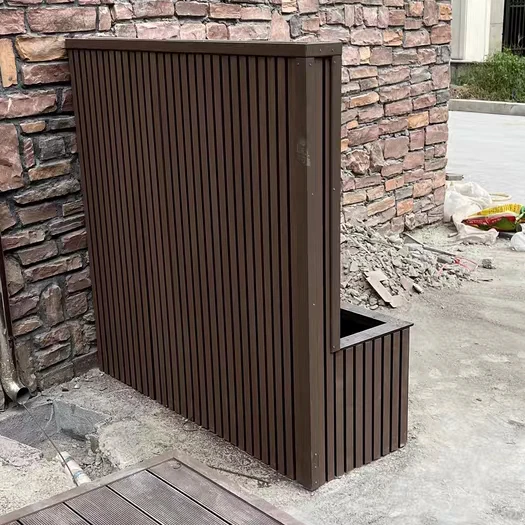 Multifunctional Wpc Wall Panel Outdoor Wooden Garden Fence made in China