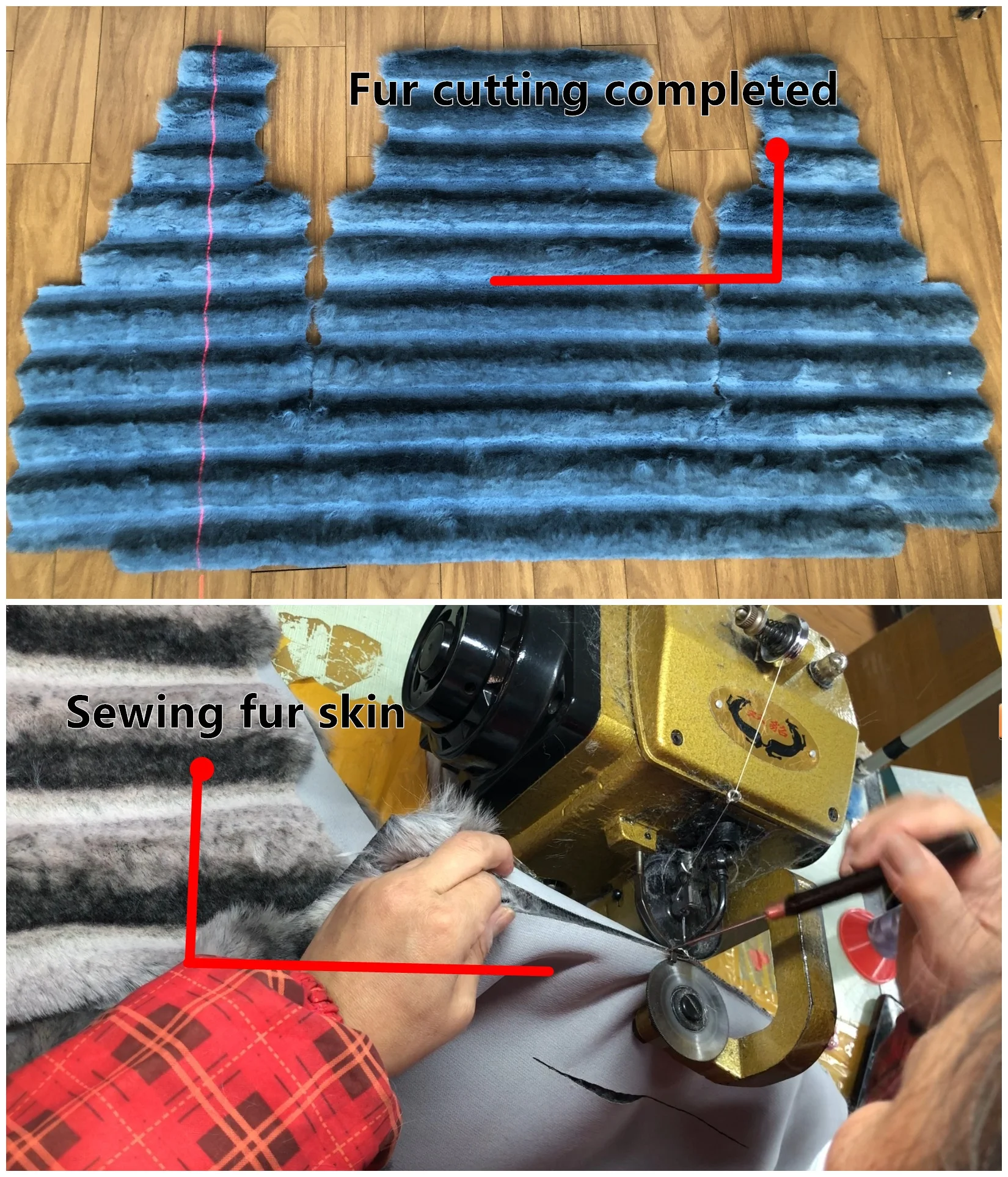 Wholesale New Materials Solid Mid Length Faux Mink Fur Coat Full Sleeve Real Feeling Mink Fur Coat Parka