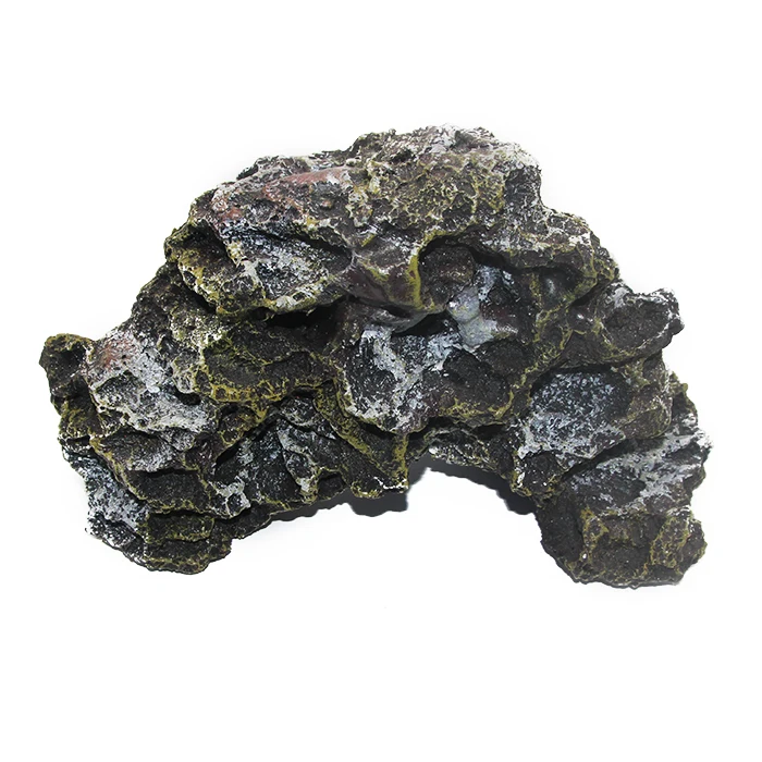 NHSZ-225  big size aquarium rock background stone artificial rocks resin ornaments