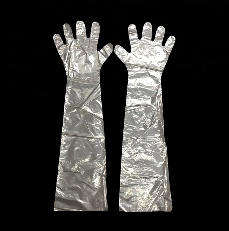 Mainly used in animal artificial insemination soft and smooth Long disposable Veterinary Hand Gloves For Animals and Cleaning