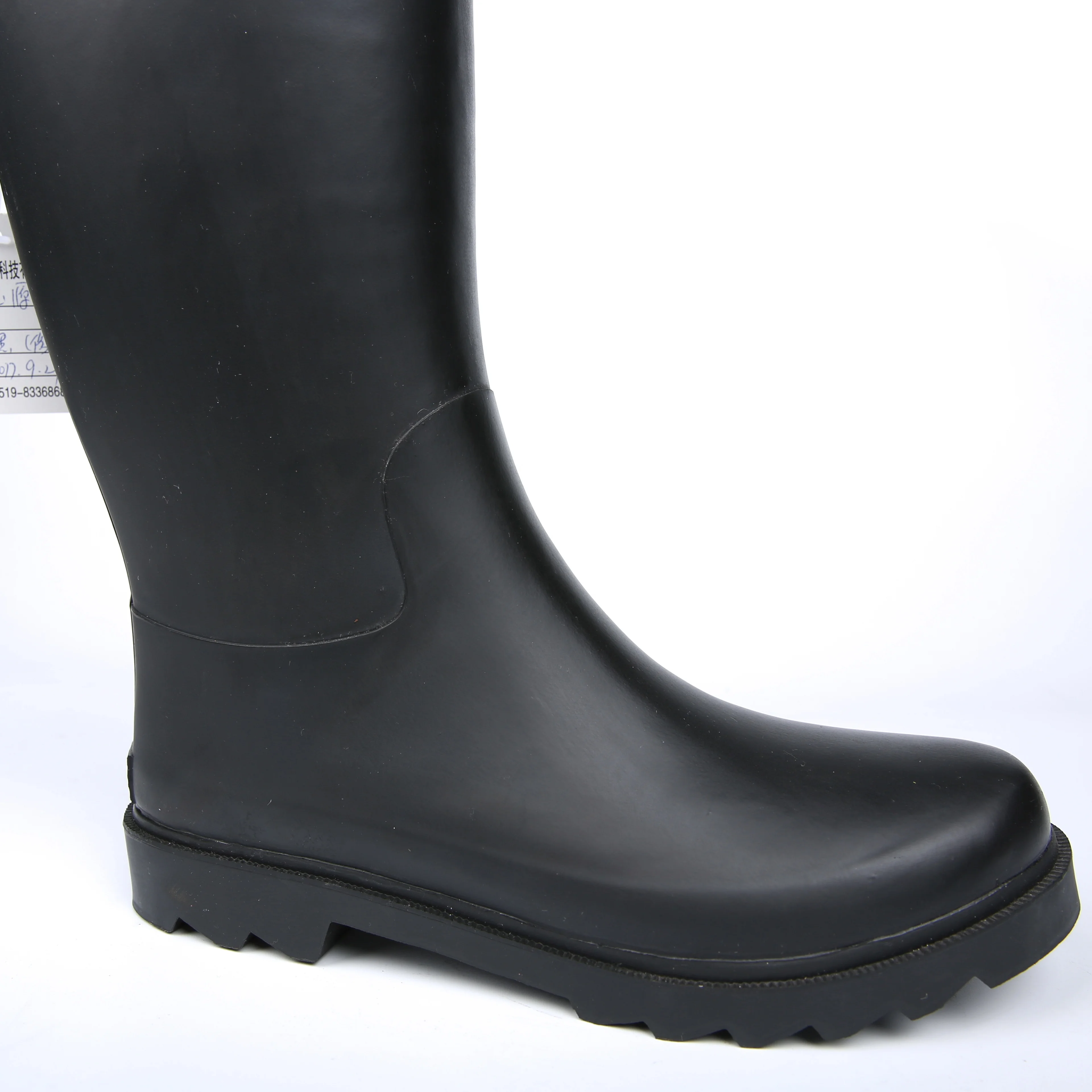 Лидер продаж, модные Нескользящие непромокаемые женские сапоги до колена, резиновые сапоги для верховой езды