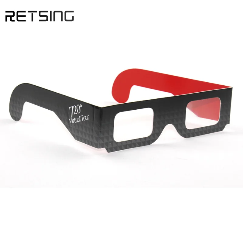 Factory OEM Paper Chroma depth 3d Glasses for Promotion Gift