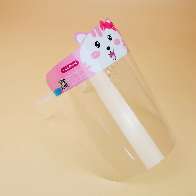 Plastic Transparent Safety Visor Anti-virus Face Shield with Glasses