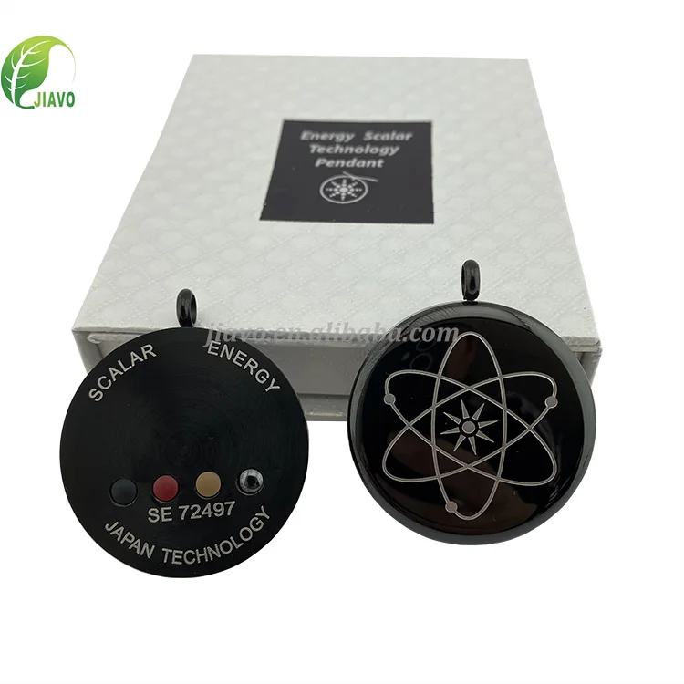 Metal Steel Energy Quantum 4 In 1 Price Pendant With Germanium Far Infrared Negative Ion Stone